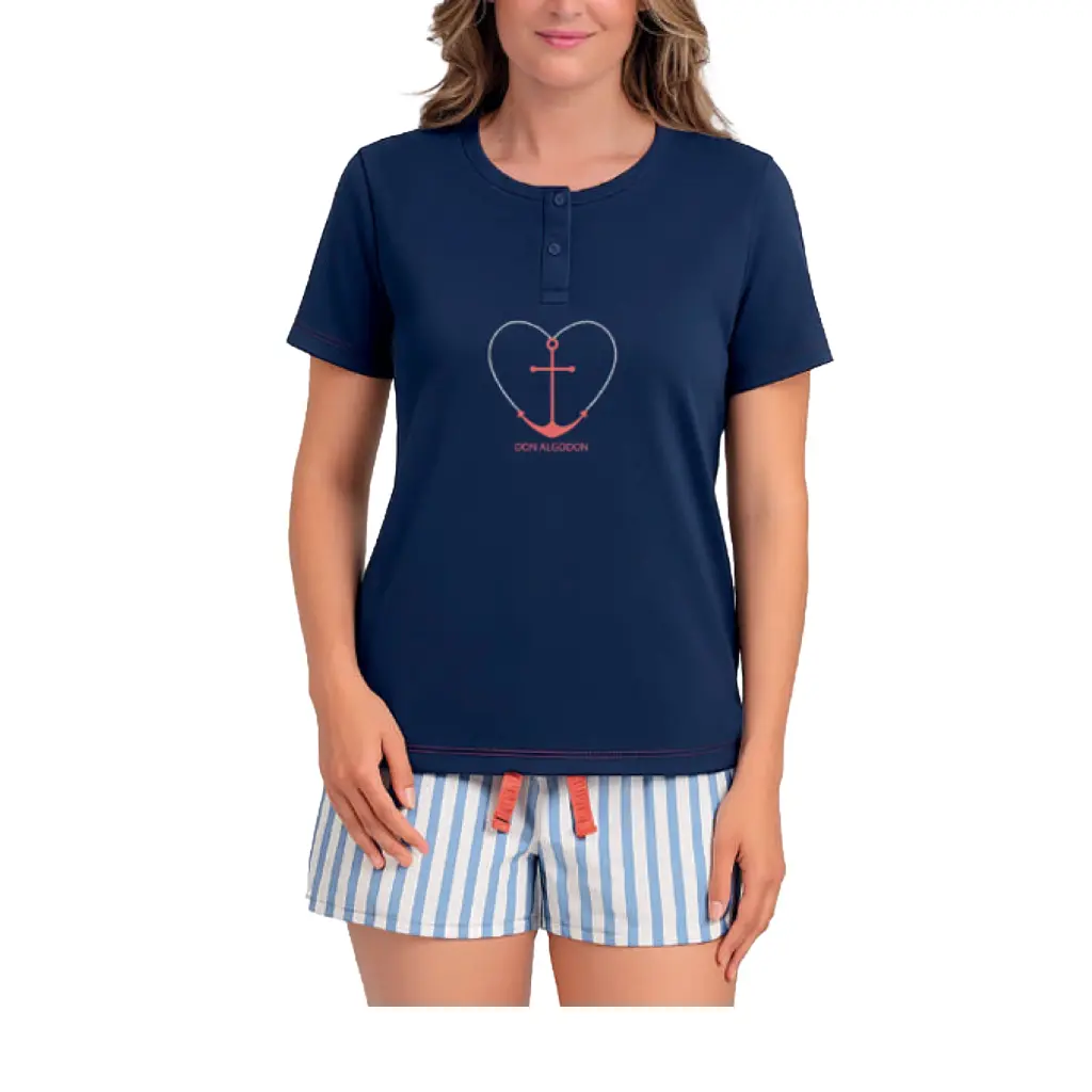 Pijama Sra DA26S412 Don Algodon CP26
