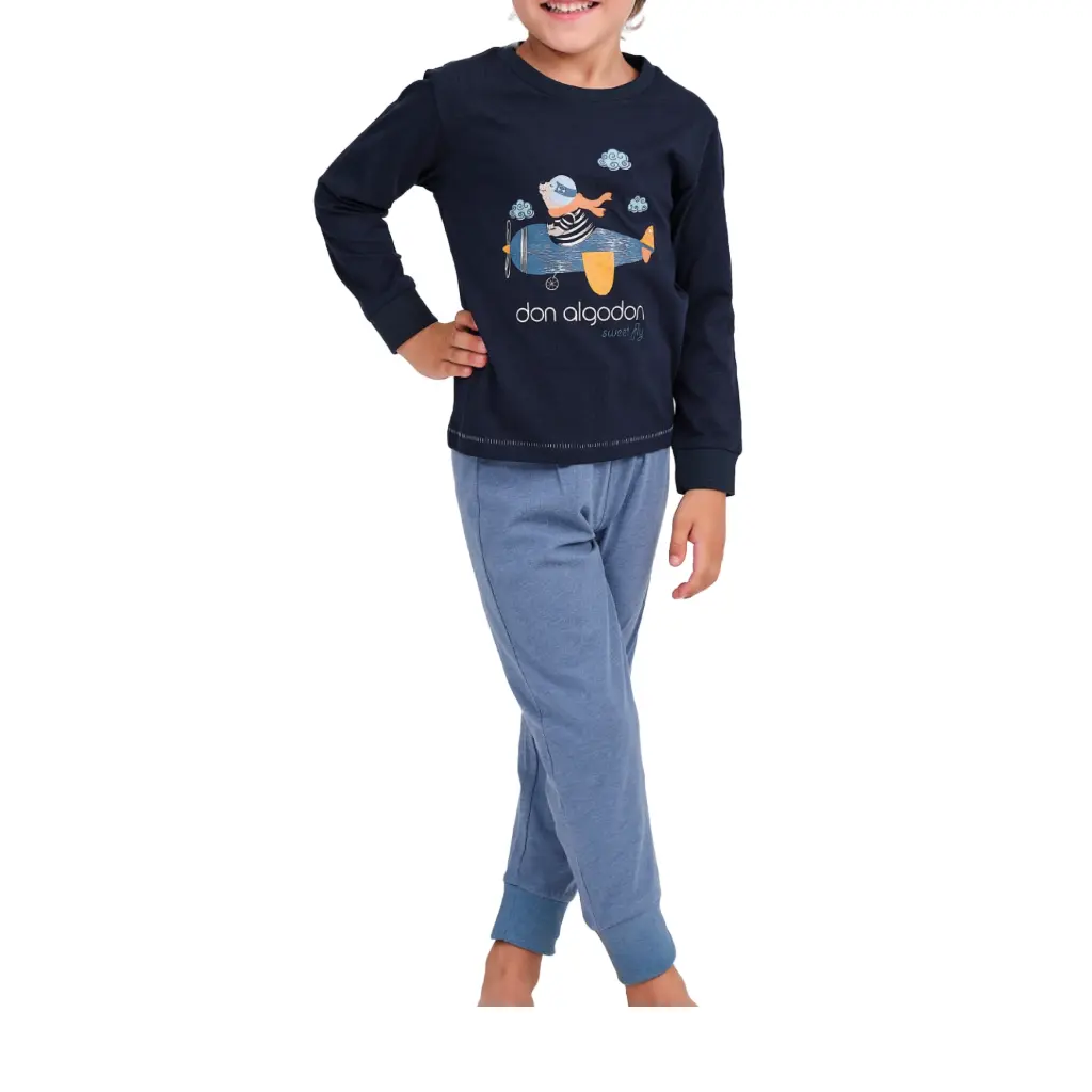Pijama m/L infantil niño DA26S106 Don Algodon CP26