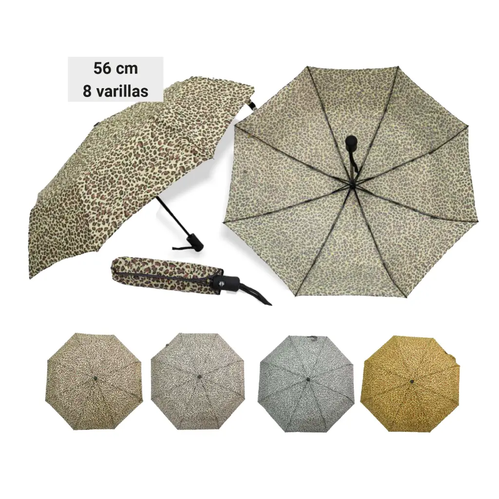 Paraguas plegable automatico 8209