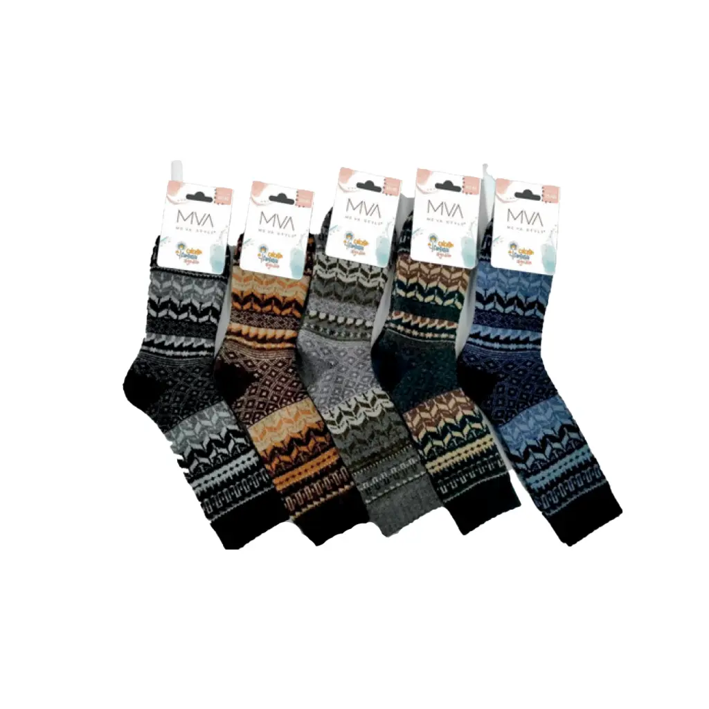 Calcetin Cro lana rizo 290 Mva Pack-3
