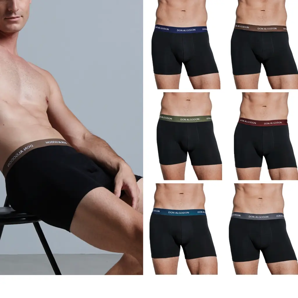 Boxer liso Cro PB11 Pack-2 Don Algodon