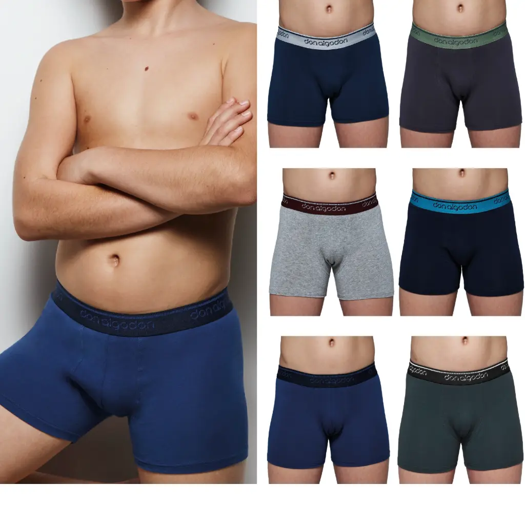 Boxer liso niño PB61 Pack-2 Don Algodon