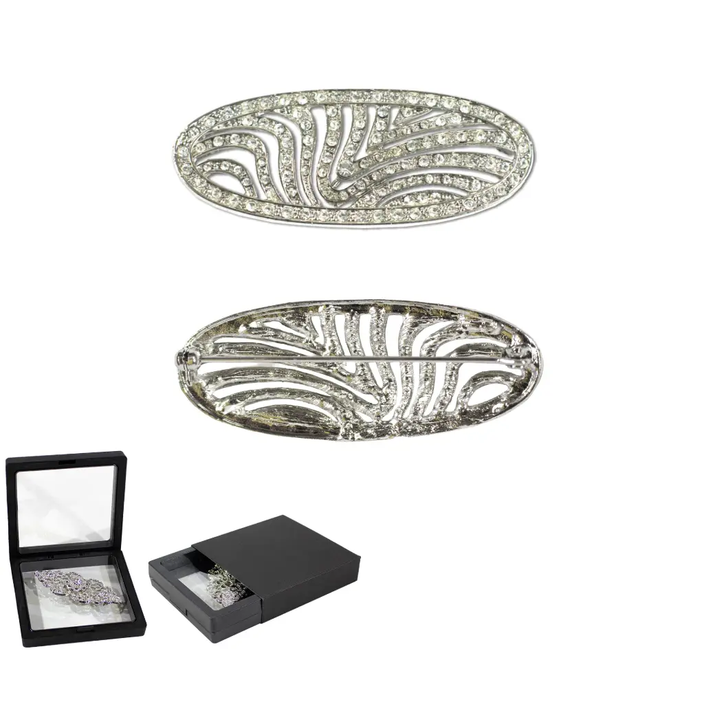 Broche mantilla strass 7173