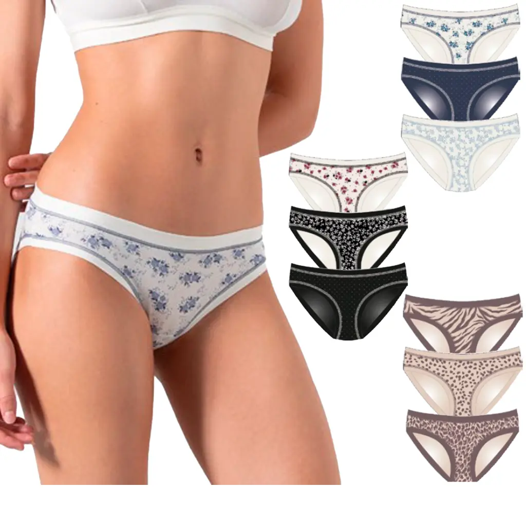  Braguita fantasia Sra GD502 Pack 3 Cotonella