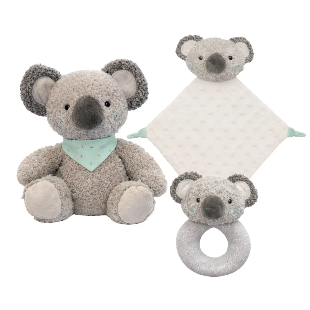 Set peluche Koala + dudu + sonajero