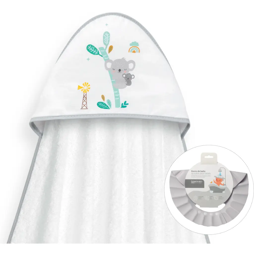 Capa baño + gorro Koala 1277