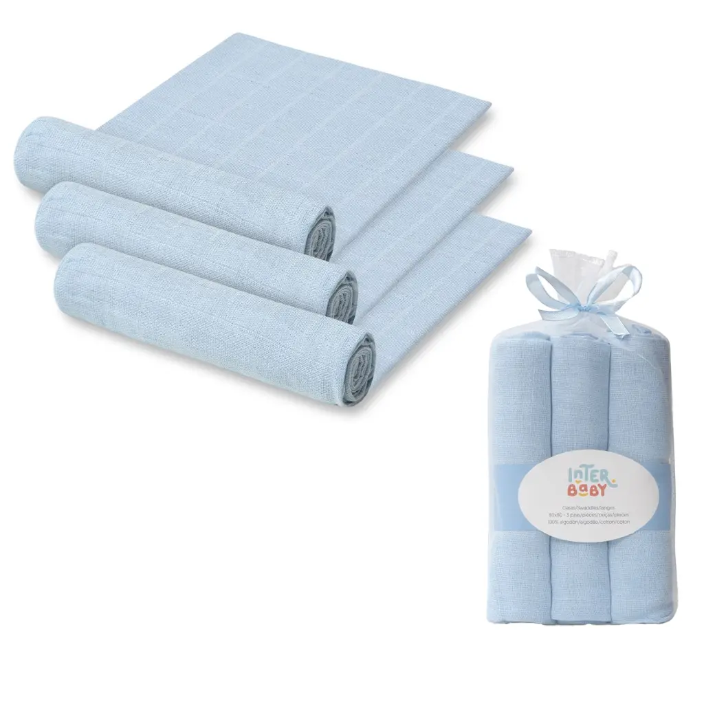 Pack 3 gasas lisas 98982