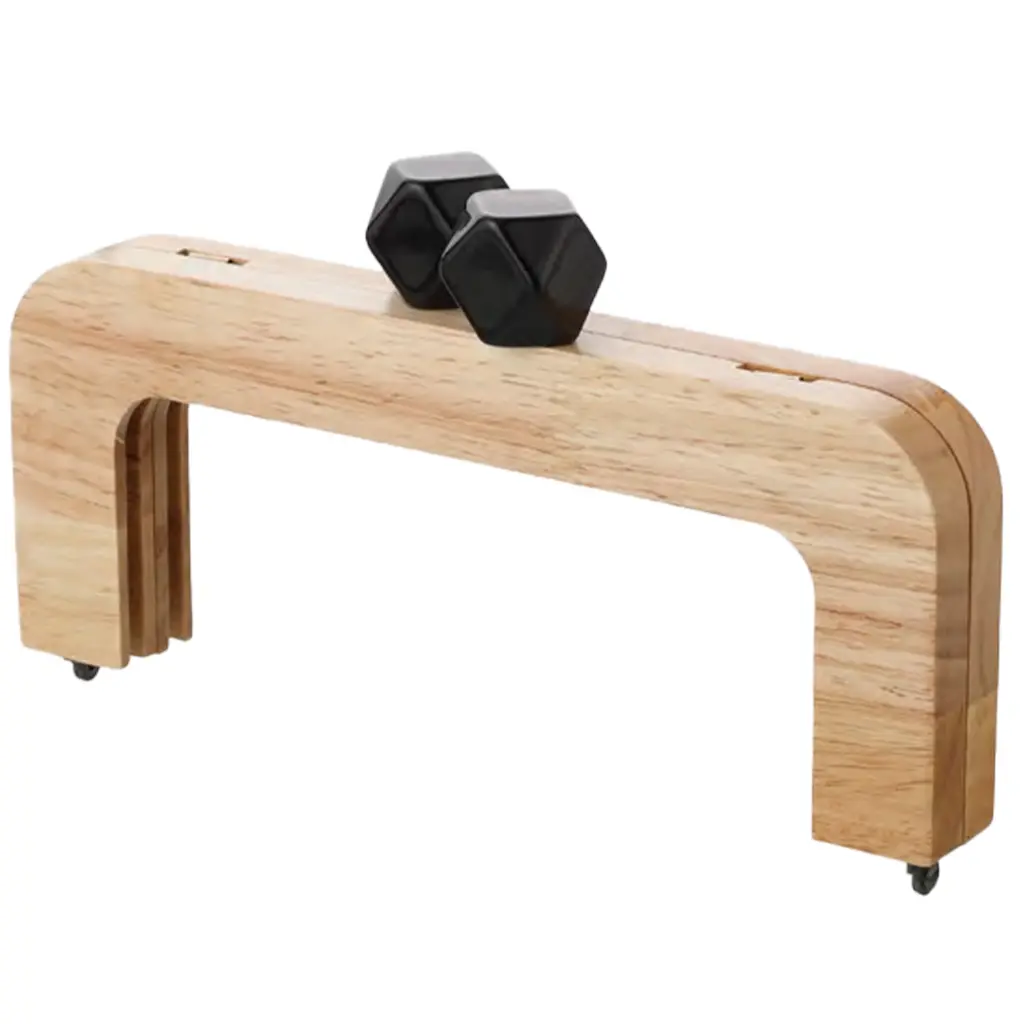 Asa madera natural + bola resina MC0192