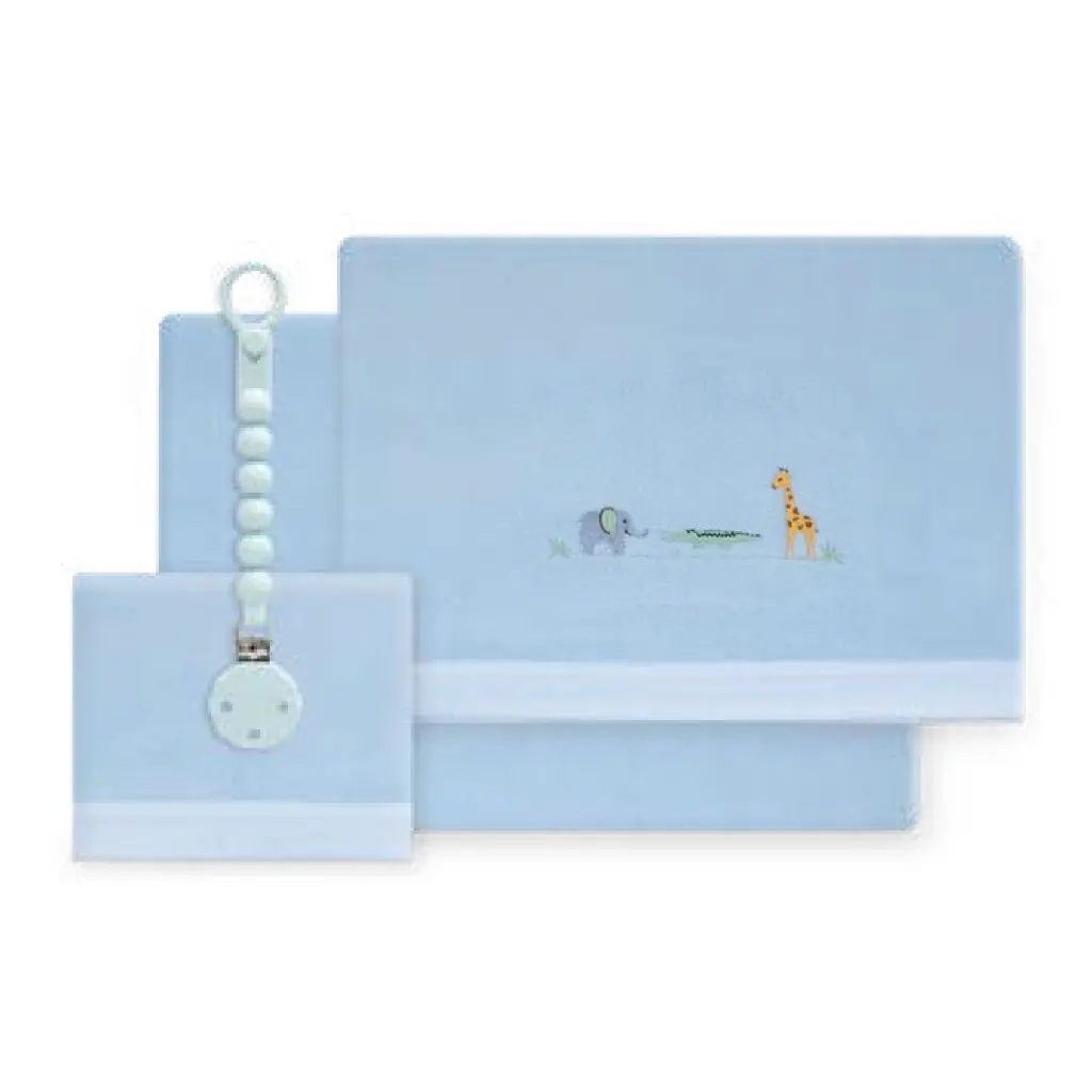 J/ Sabanas coralina cuna + broche 30214