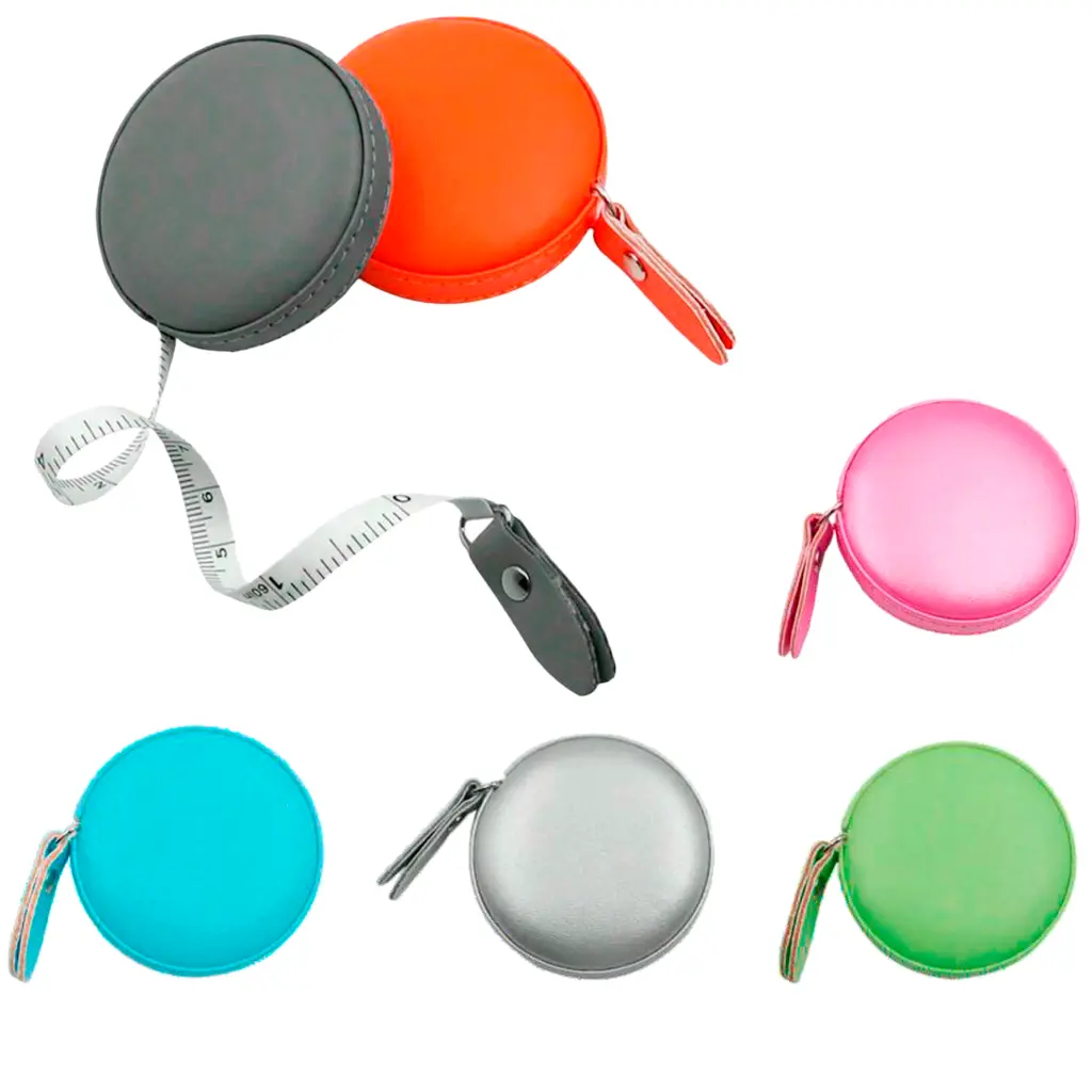 Cintra metrica retractil cuero 8903 Pack 6 ud.