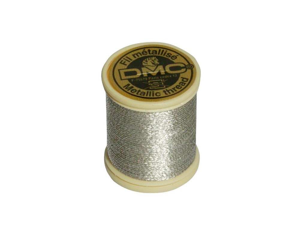 Hilo metalizado plata 283A DMC pack 5 bobinas