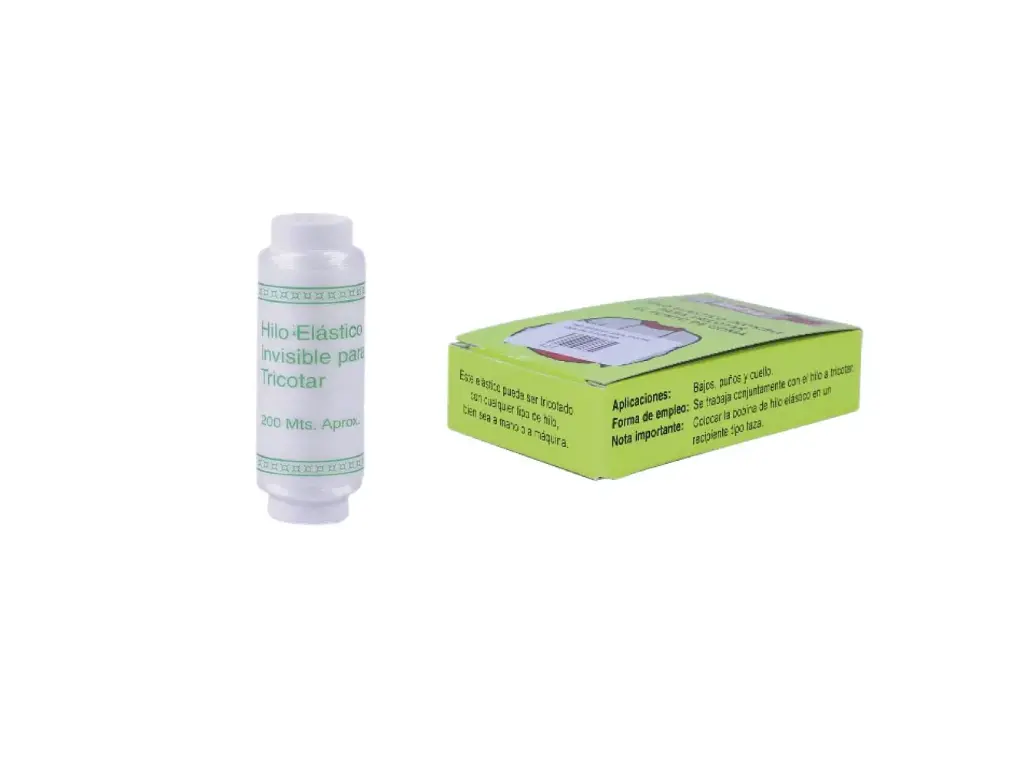 Hilo elastico invisible tricotar pack 5 unid