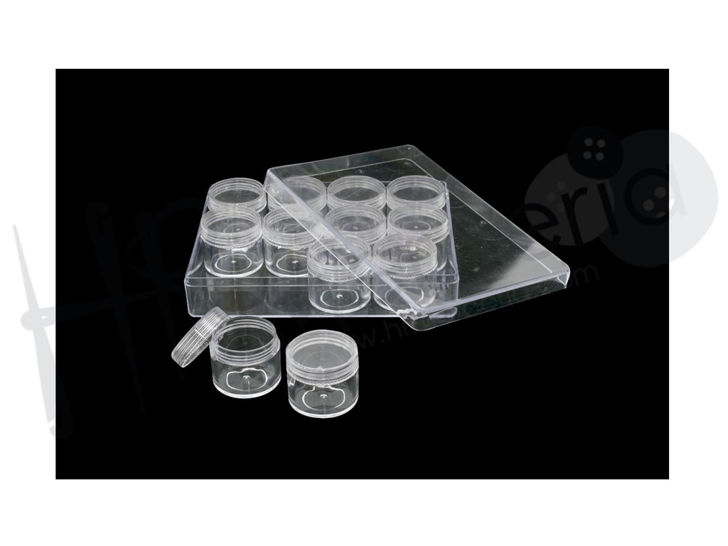 Envase metacrilato 12 cajitas 6931