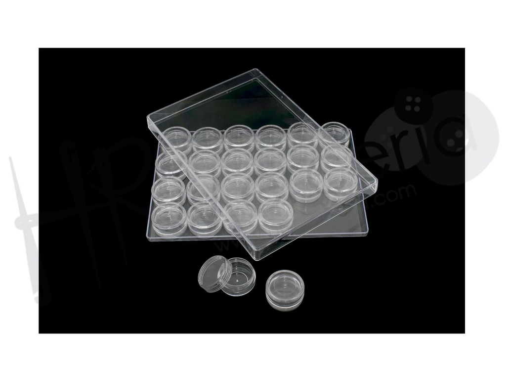 Envase metacrilato 24 cajitas 6933