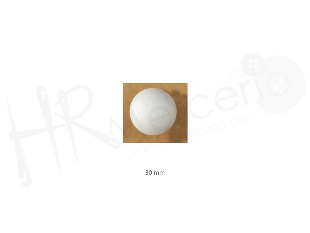 Esfera porexpan 30mm FR0040 pack 24 pz.