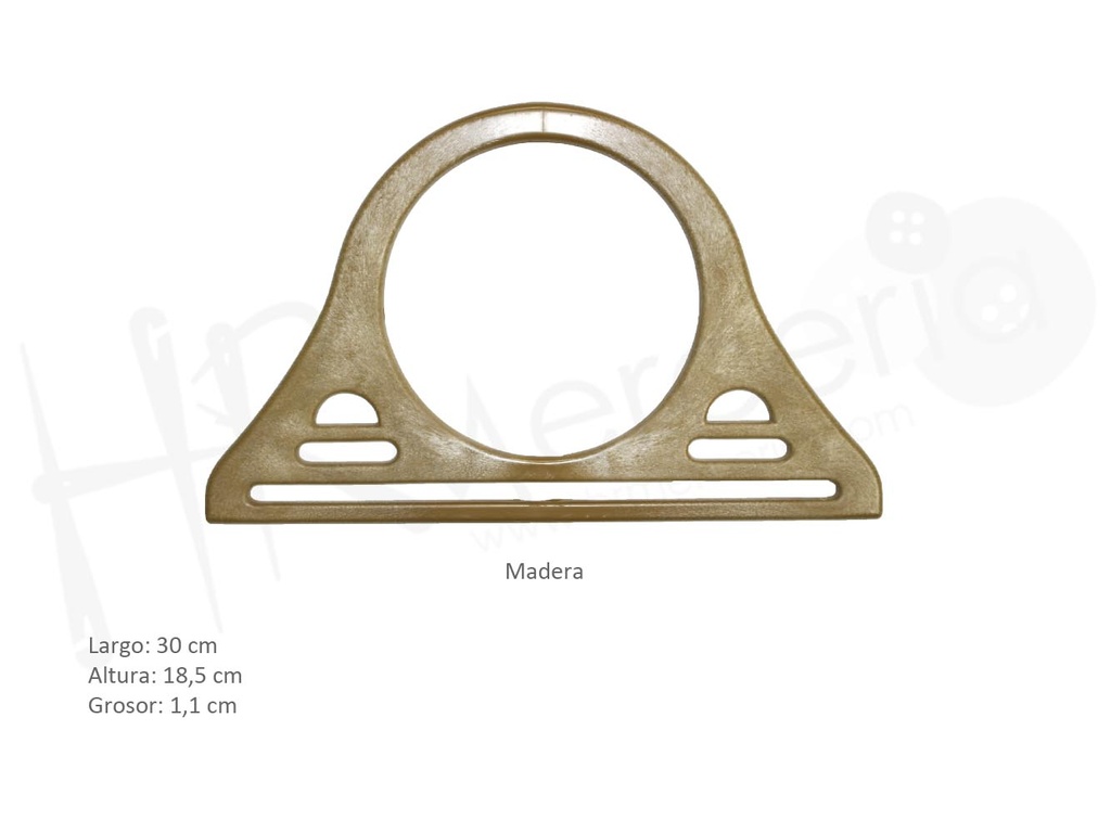 Asa modelo bombin imitacion madera