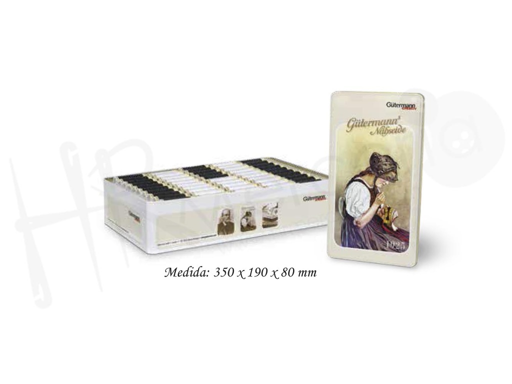 Caja laton 100 m Gutermann 180 bobinas