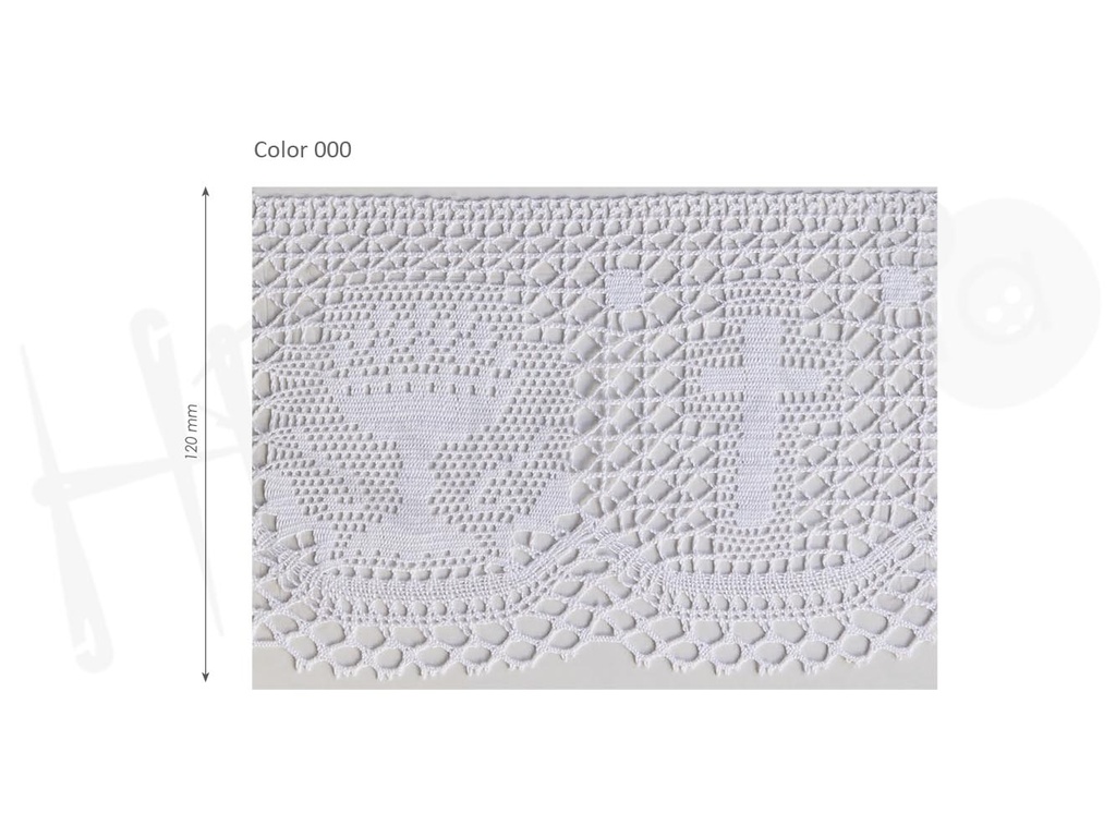 Puntilla bolillo alg. mercerizado 588-0