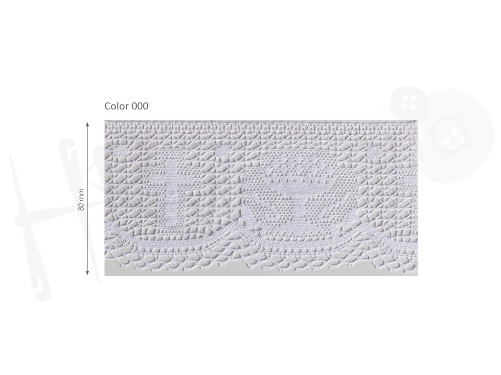 Puntilla bolillo alg. mercerizado 7588-0
