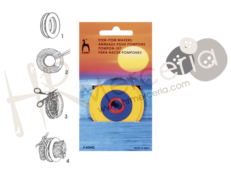 Accesorio para hacer pompones 60642