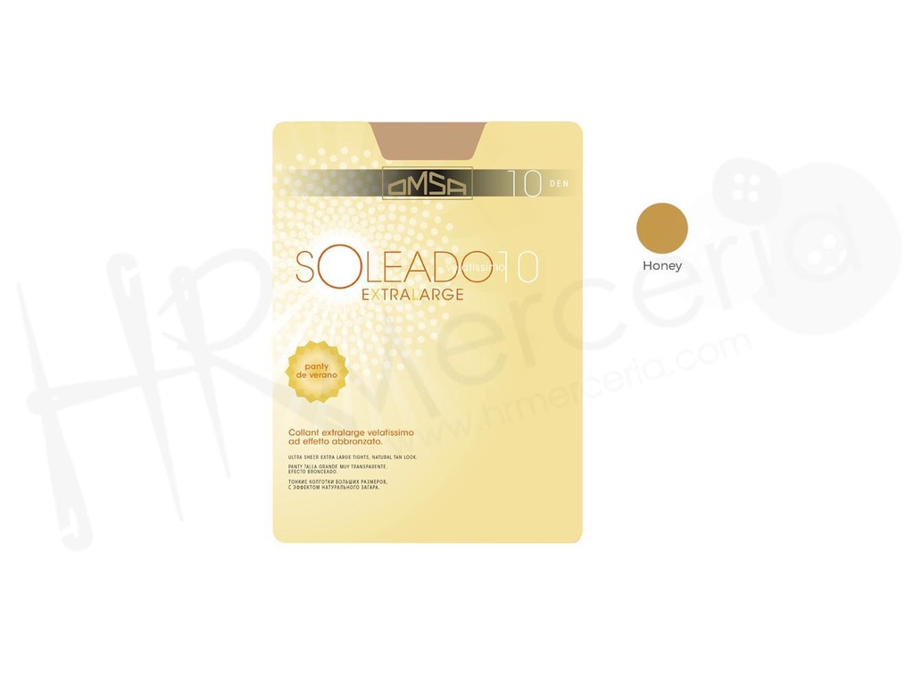 Panty 10 D Soleado XL Omsa 0360