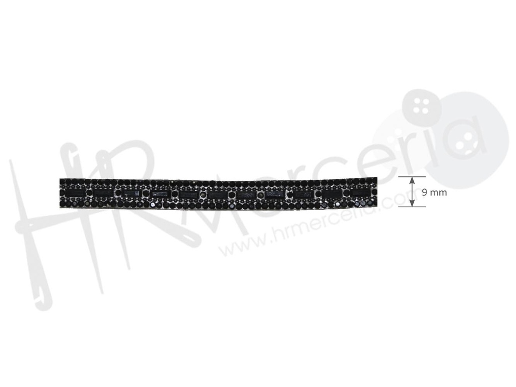 Tira rocalla termoadhesiva 9mm 10700