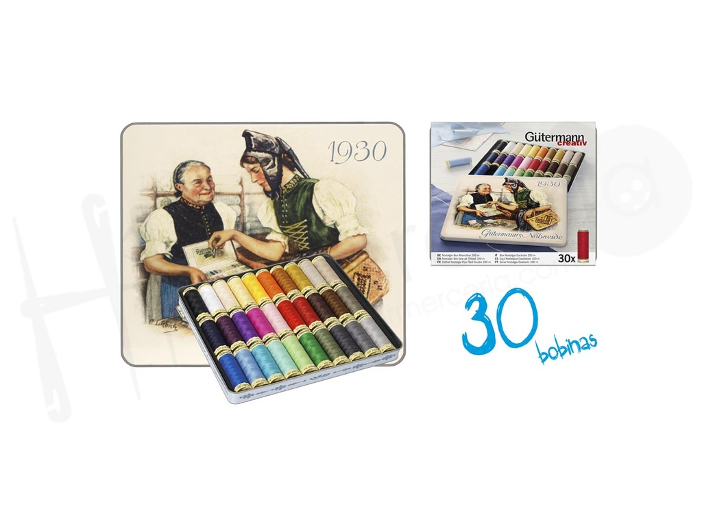 Lata nostalgica Coselotodo 100 m, 30 bobinas