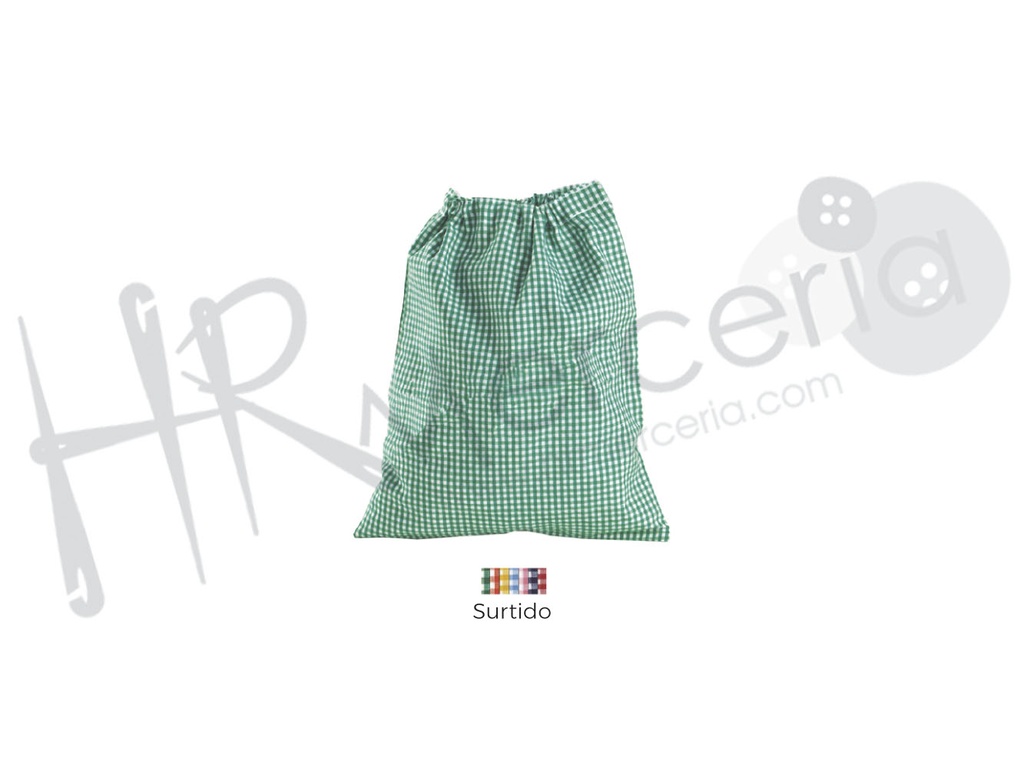 Bolsa merienda vichy pack 6 unid surtidas