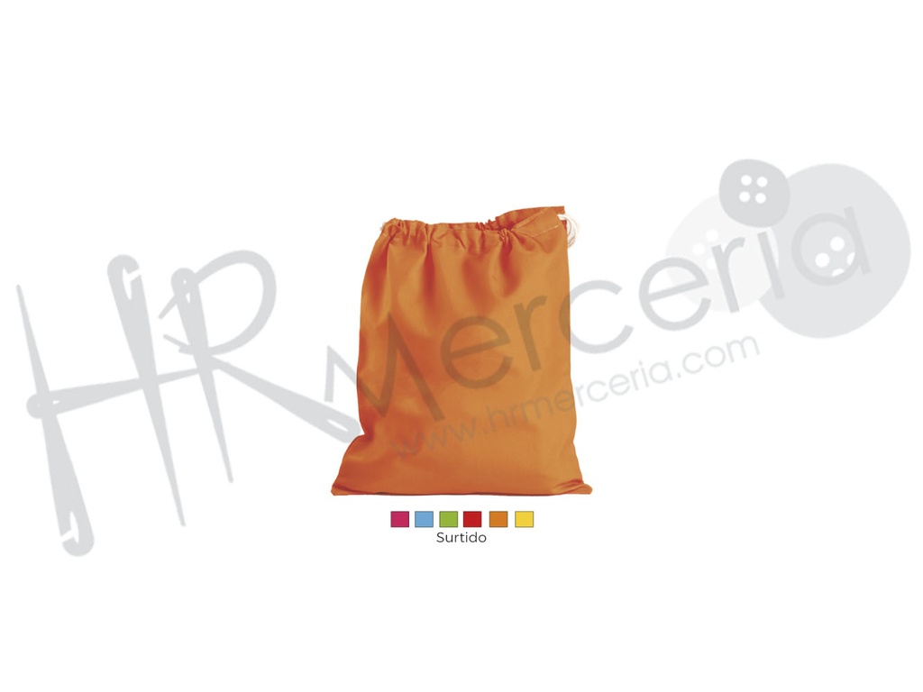 Bolsa merienda lisa Pack 6 ud surtido