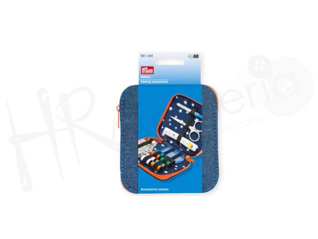 Estuche cost. vaquero cremall. Naranja