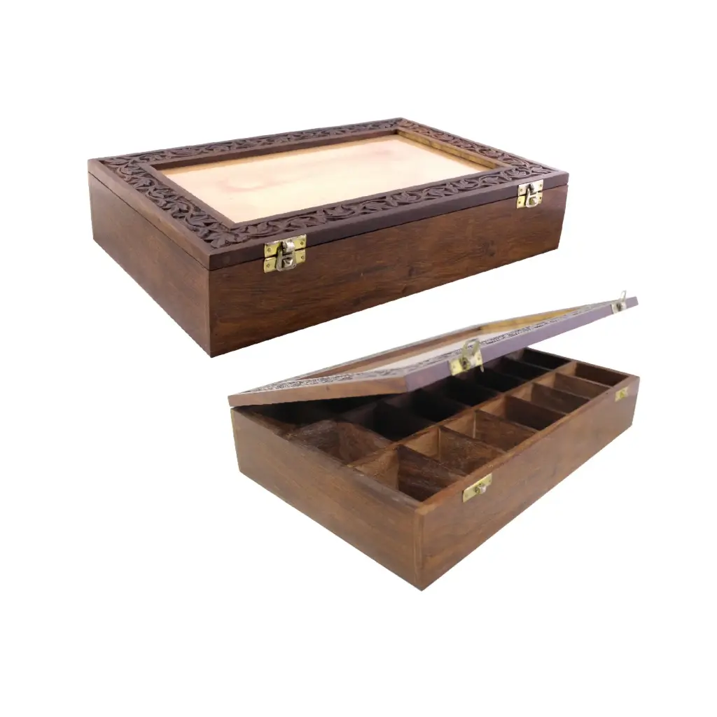 Caja madera sesamo