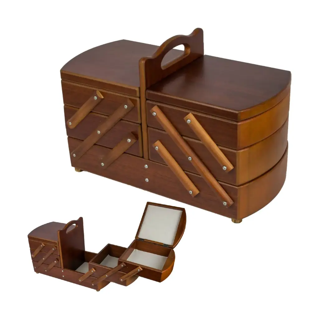 Caja costura madera 76014