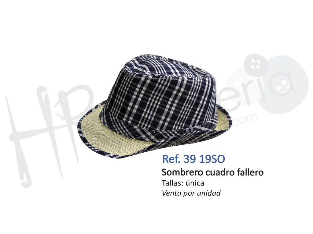 Sombrero cuadro fallero