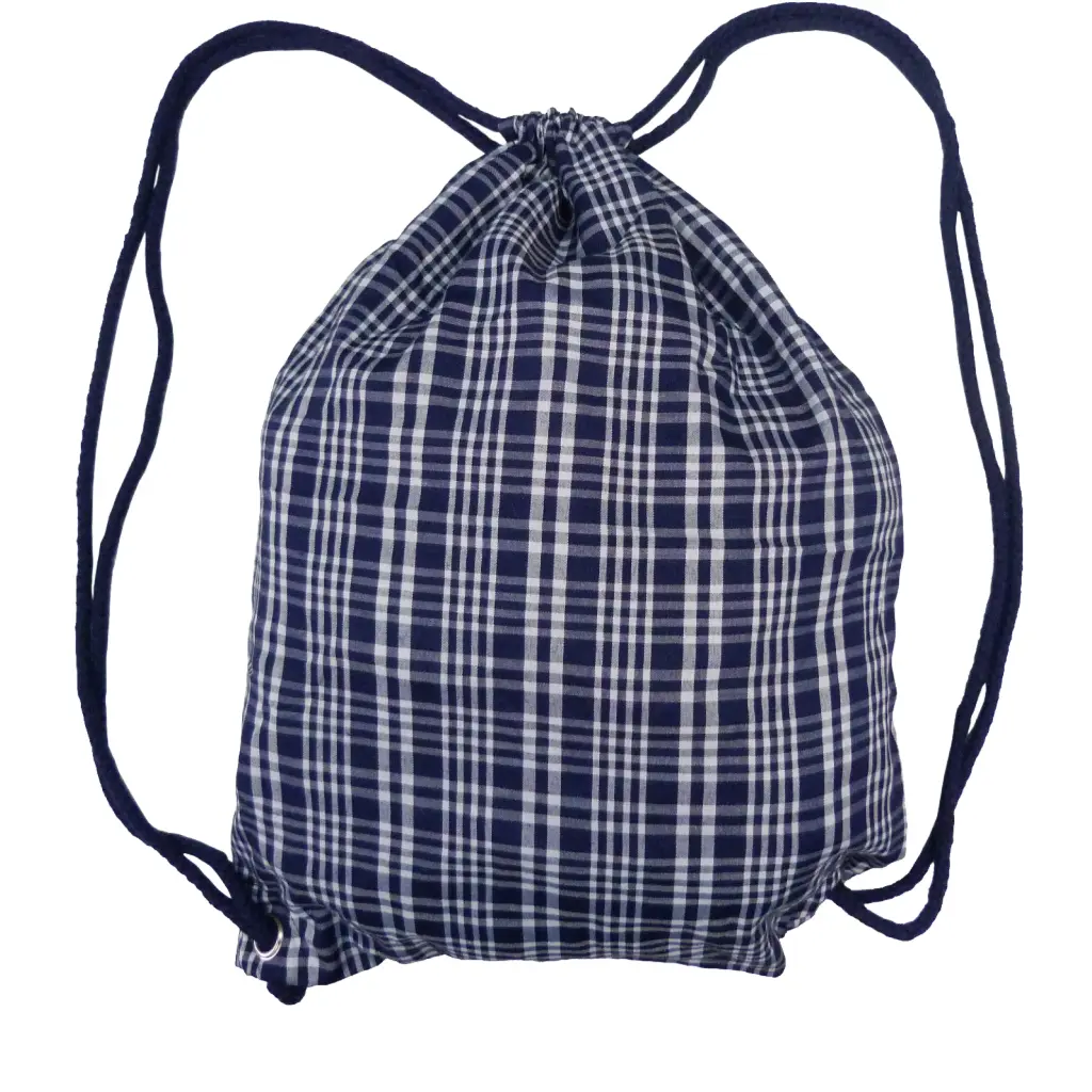 Mochila fallera cuadro azul