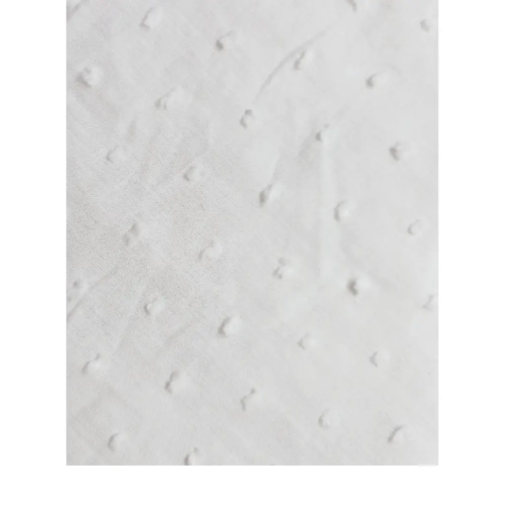 Foular blanco plumeti