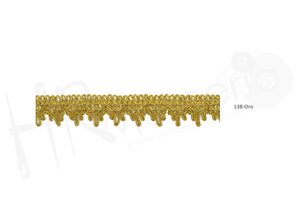 Galon  metalizado  6770 pza 25 mts