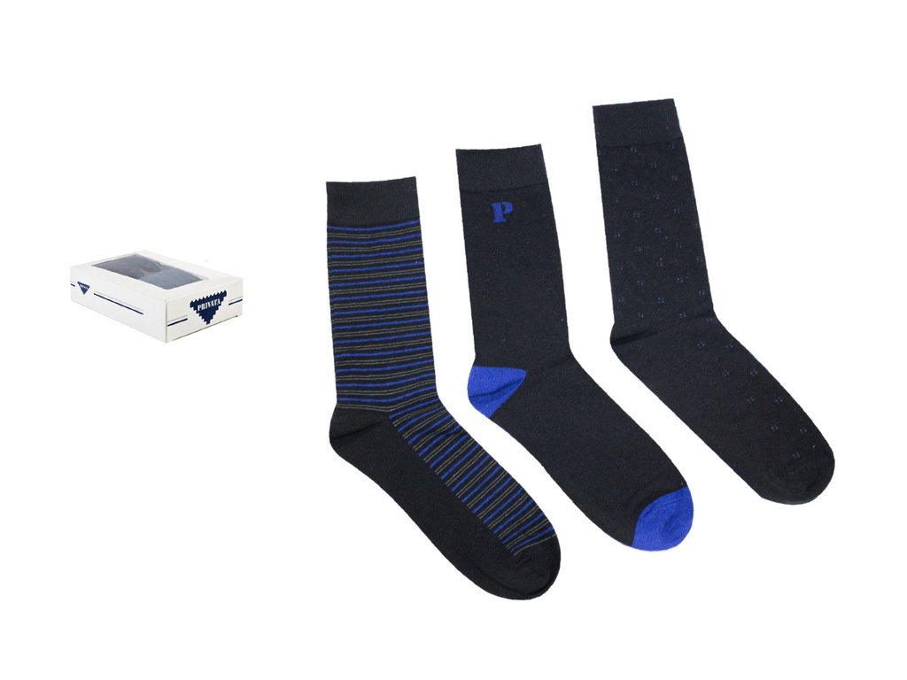 Estuche calcetin fantasia Cro PV002 Pack 3 Privata