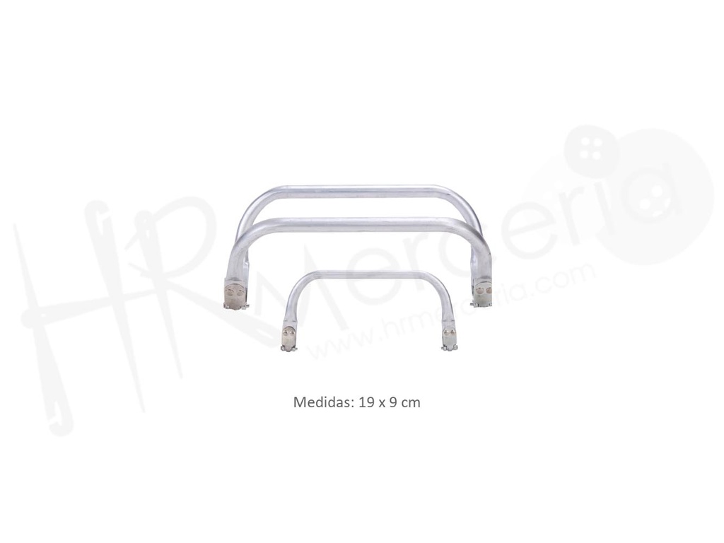 Boquilla de aluminio 19 x 9 cm MC0080 3 pz