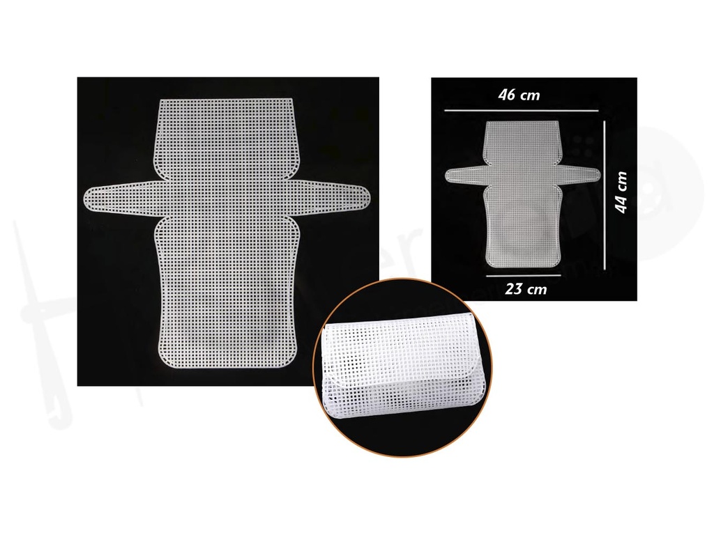 Malla plastico para bolsos FR1085 Pack 3 ud.