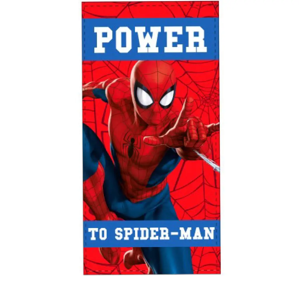 Toalla baño microfibra Spiderman