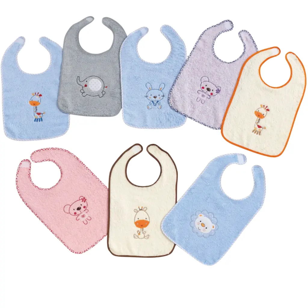 Babero rizo 25 x 40 velcro 128 Pack 12 ud.