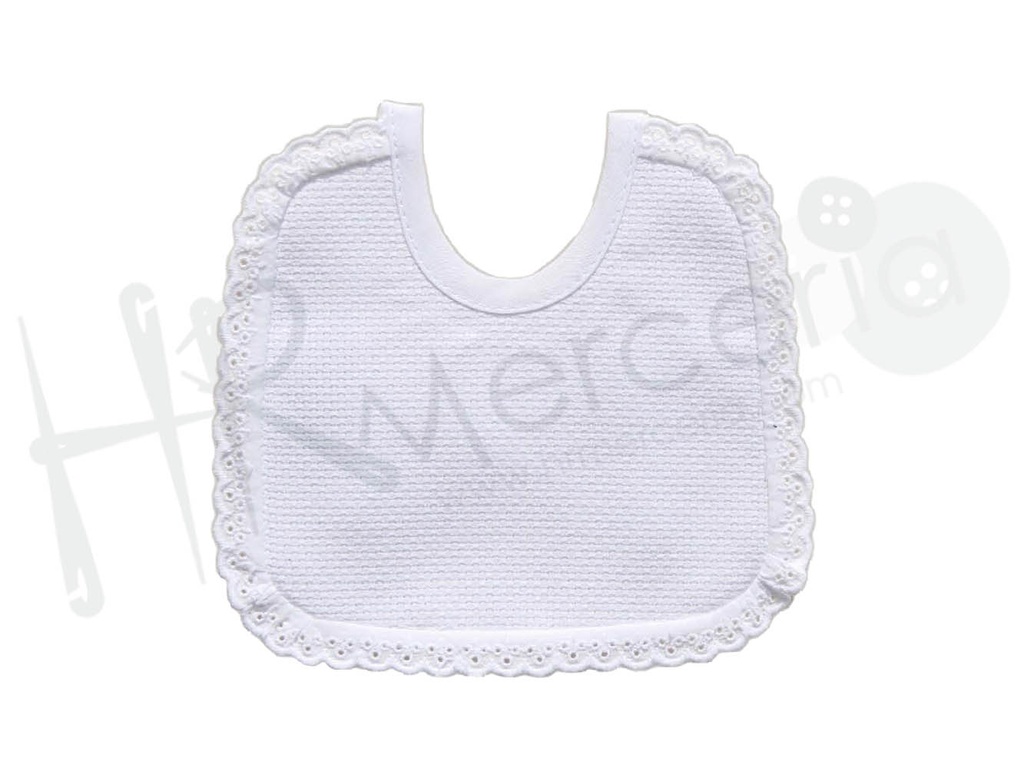 Babero puntilla BV640