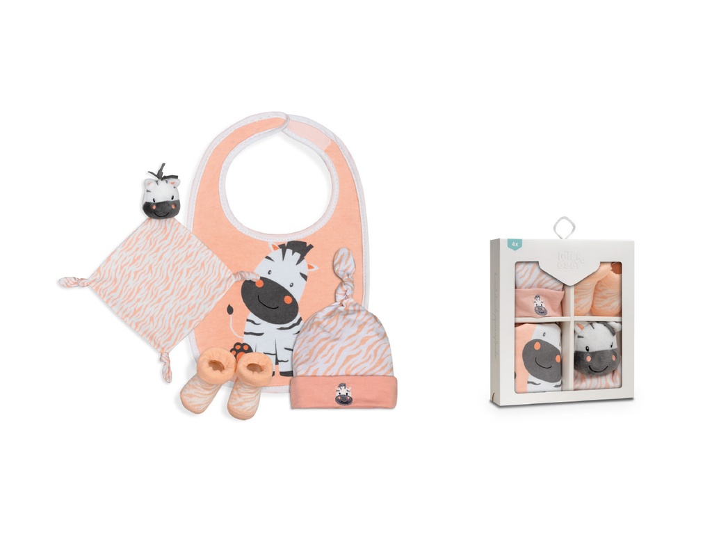 Set regalo 4 pzas cebra SET55