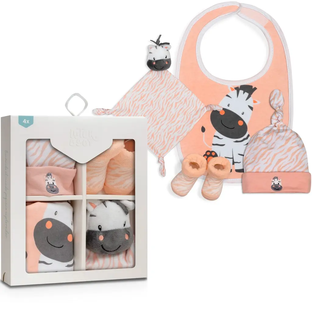 Set regalo 4 pzas cebra SET55