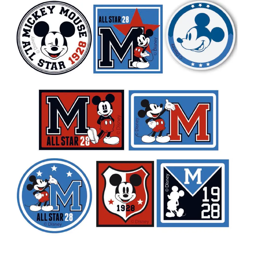Exp termoadhesivos estampado Mickey  24 pz.