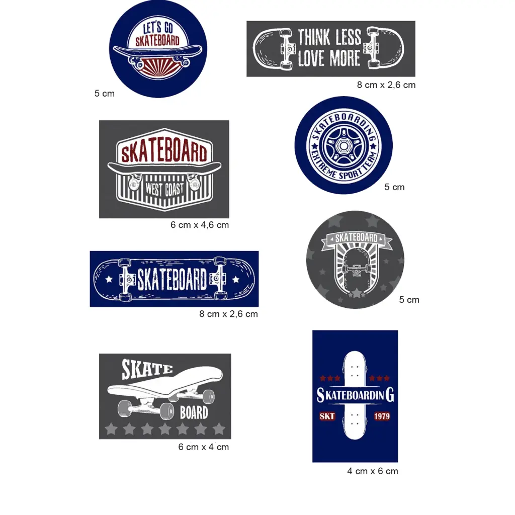 Termoadhesivos 6459 serigrafia  40 pz
