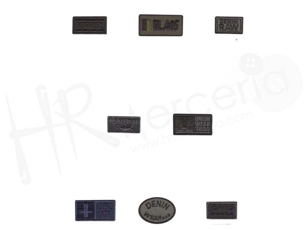 Exp. Termoadhesivos bordados 8245 Pack 40 pz