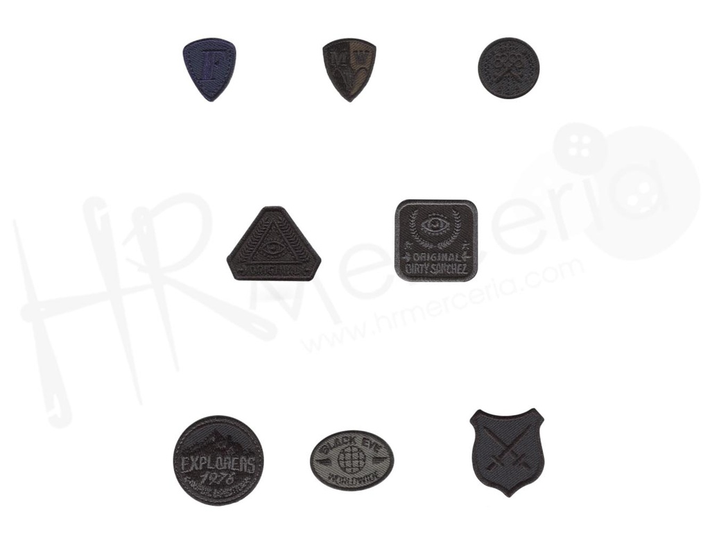 Exp. Termoadhesivos bordados 8246 Pack 40 pz