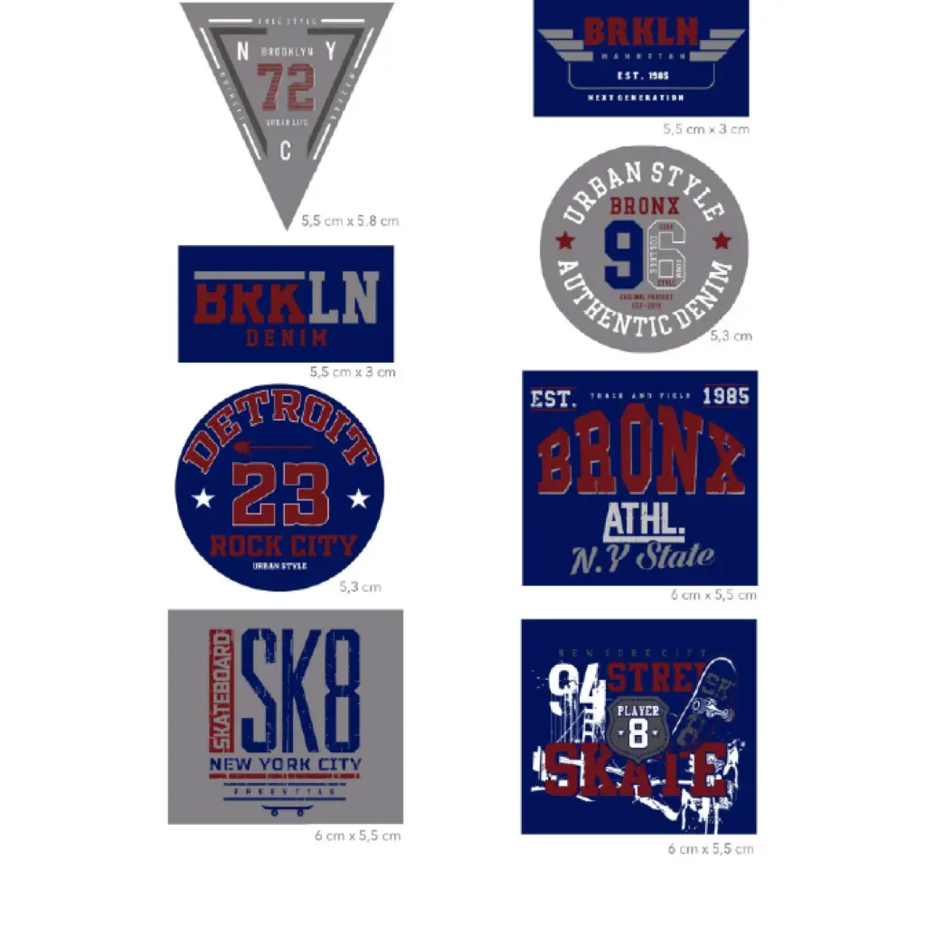 Termoadhesivo estampada 6525 pack 40 pz