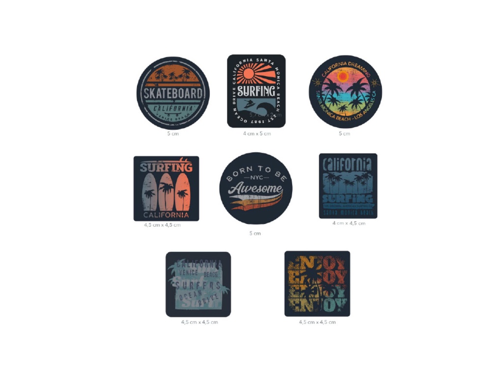 Termoadhesivo estampado 6527 pack 40 pz